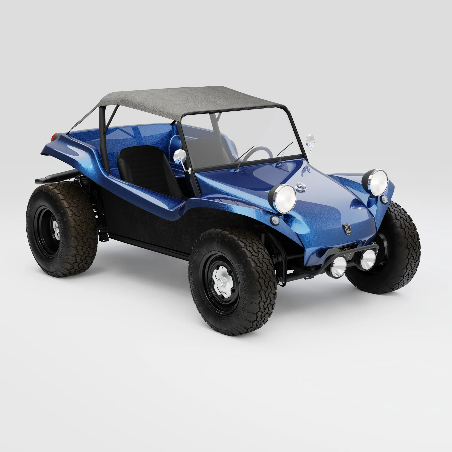 Meyers Manx Classic Buggy - Brilliant Canadian Blue - Image 6