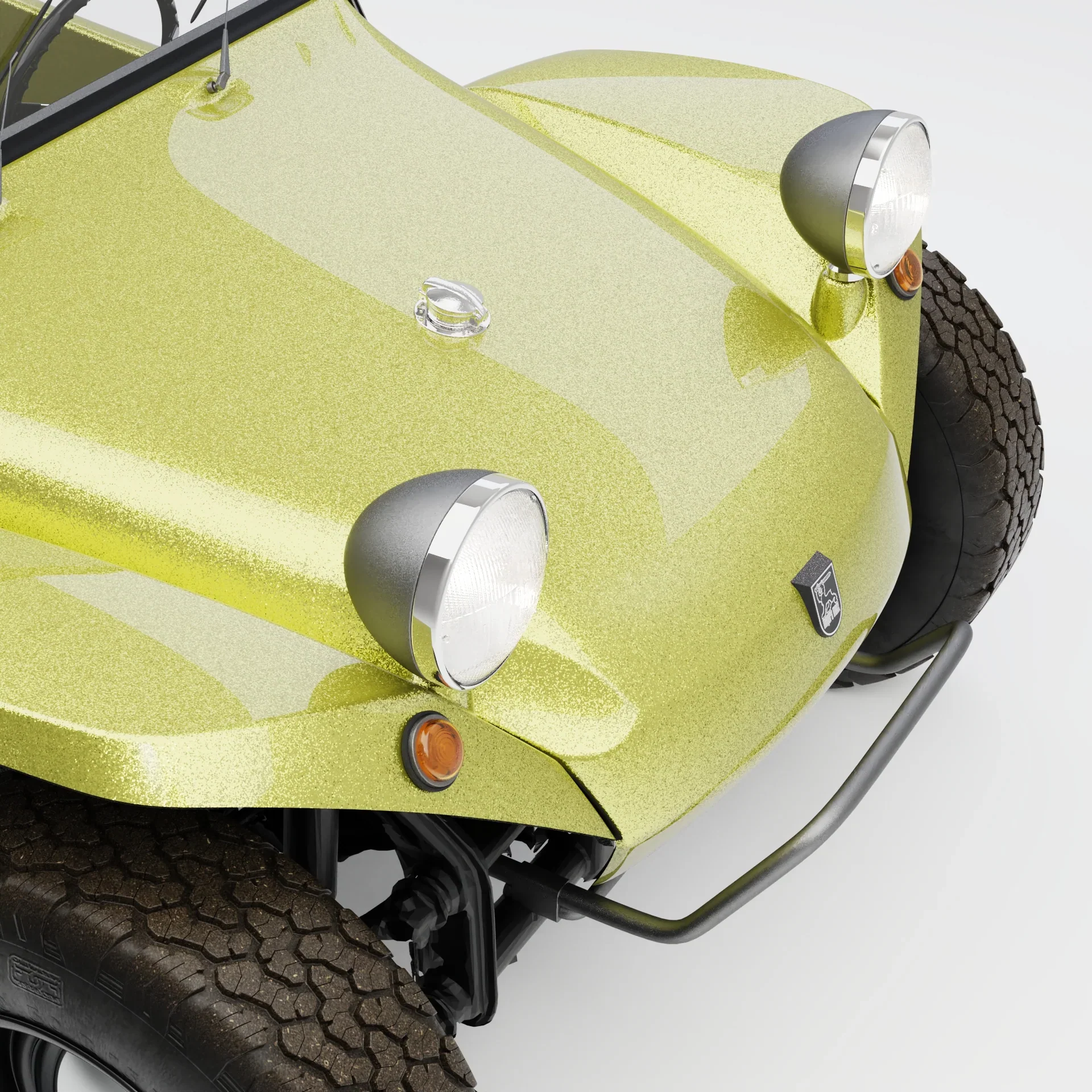 Meyers Manx Classic Buggy - Brilliant Chartreuse - Image 6
