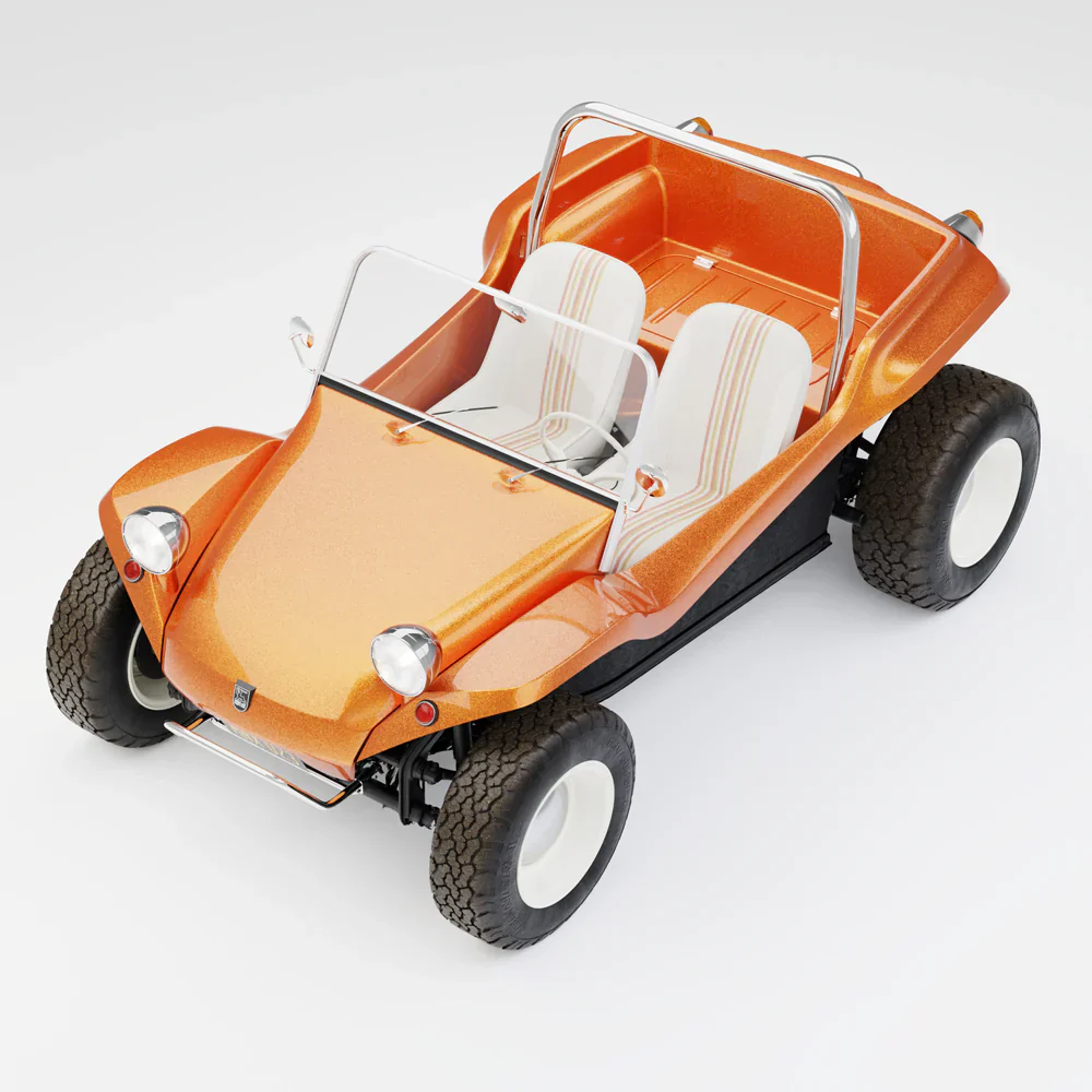 Meyers Manx Classic Buggy - Brilliant Golden Orange - Image 7