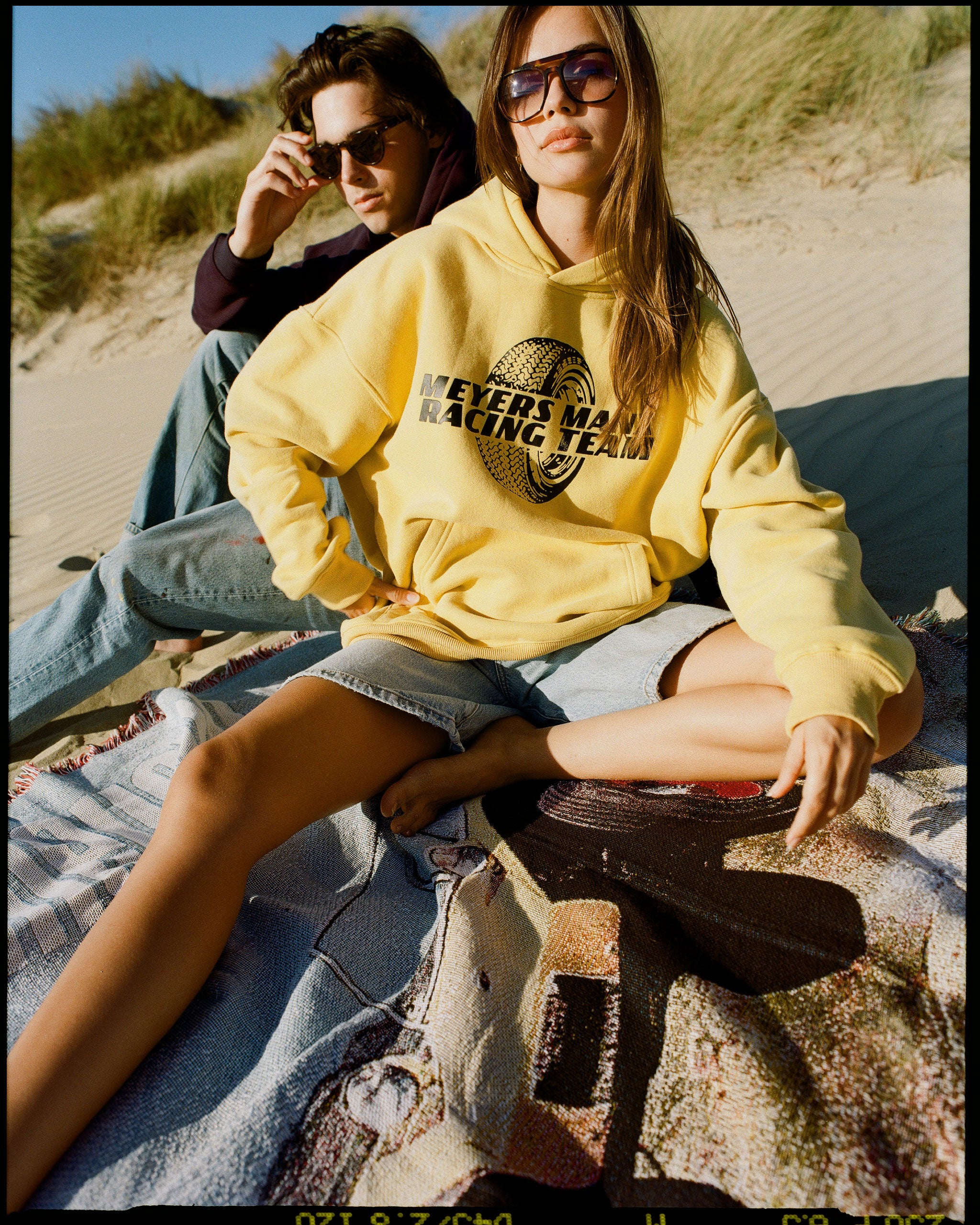 RACING TEAM HOODIE YELLOW - Image 3